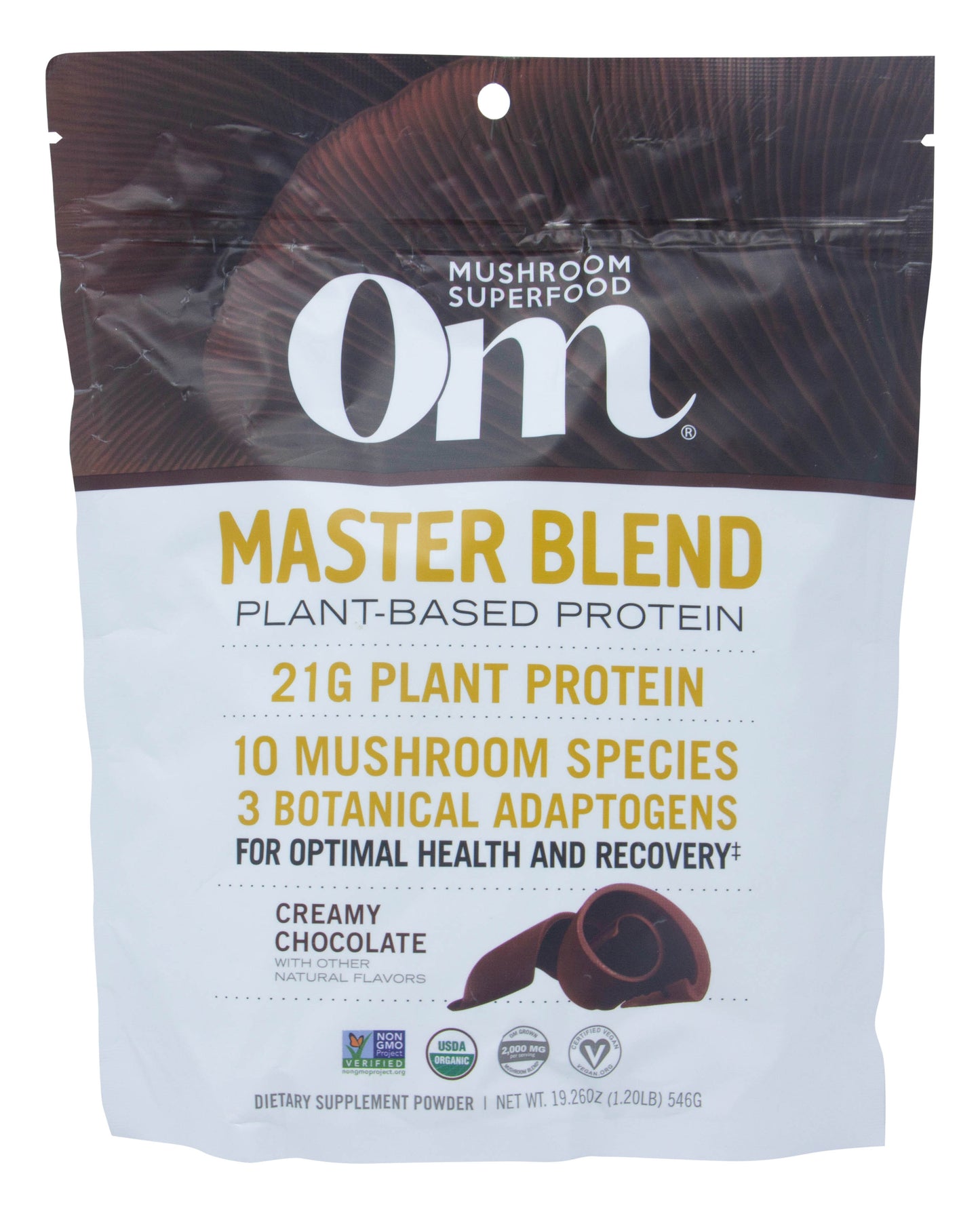 Mushroom Master Blend Protein, Chocolate, Organic