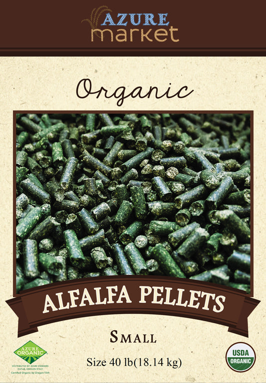 Alfalfa Pellets, Small, Organic