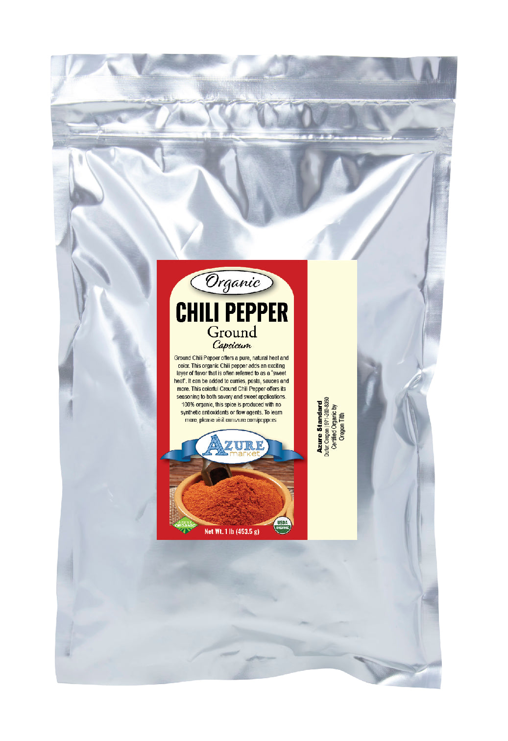 Chili Pepper, Ground, Organic