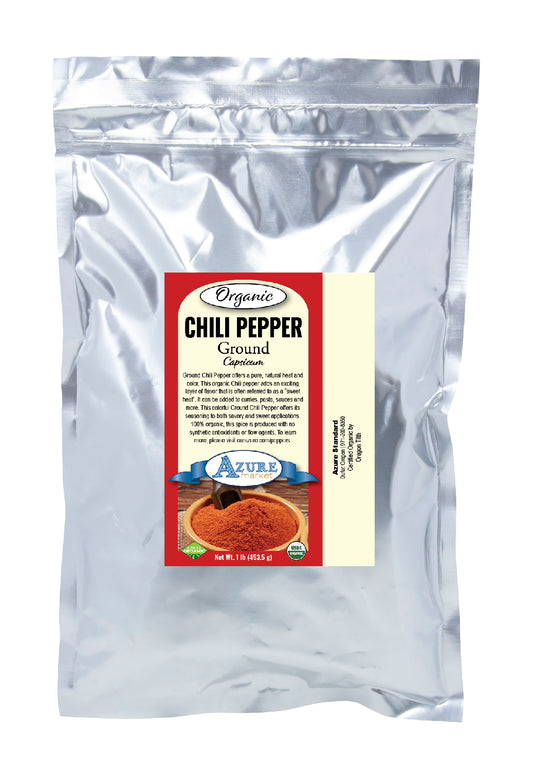 Chili Pepper, Ground, Organic