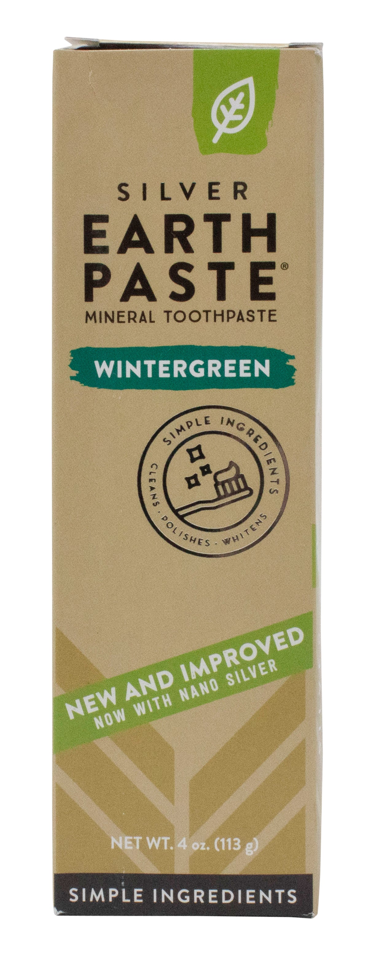 Toothpaste with Silver, Wintergreen