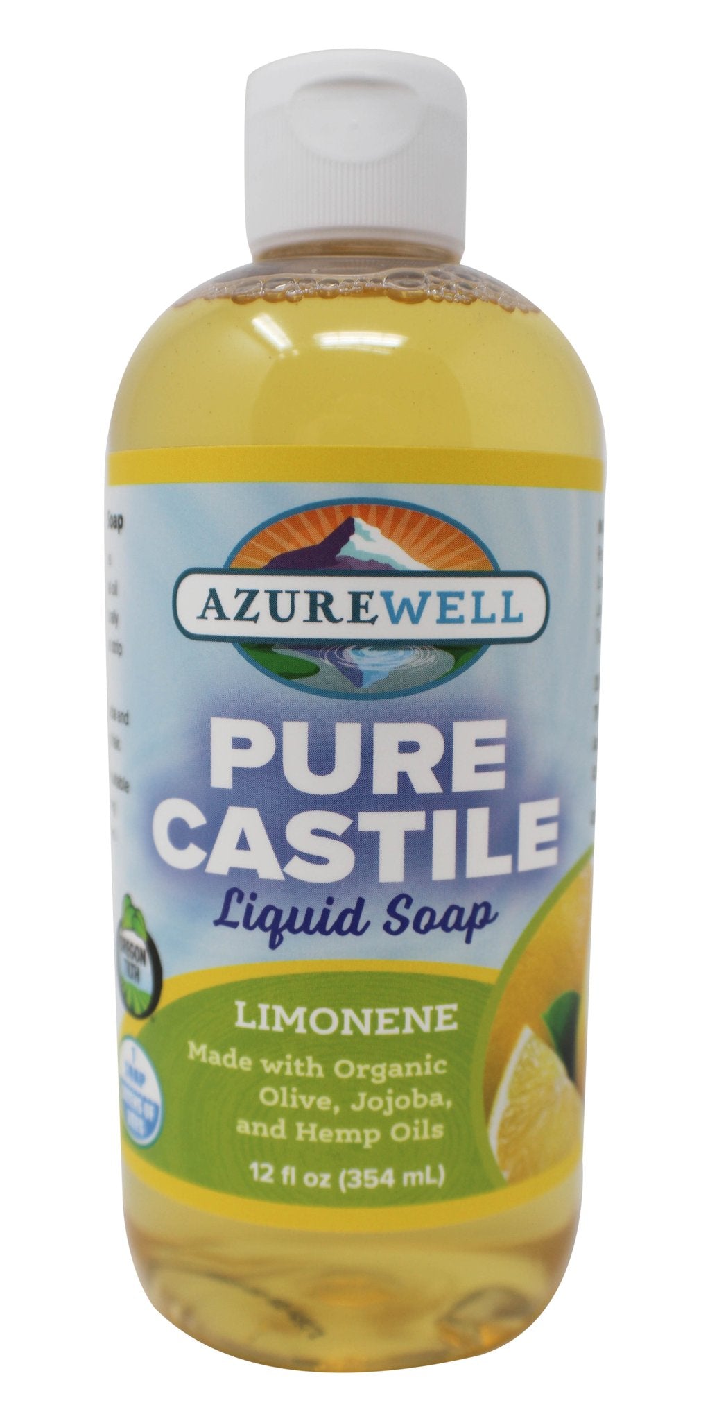 Castile Liquid Soap, Pure, Limonene, Organic