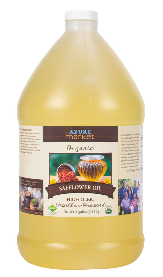 Safflower Oil, Expeller Pressed, High Oleic, Organic