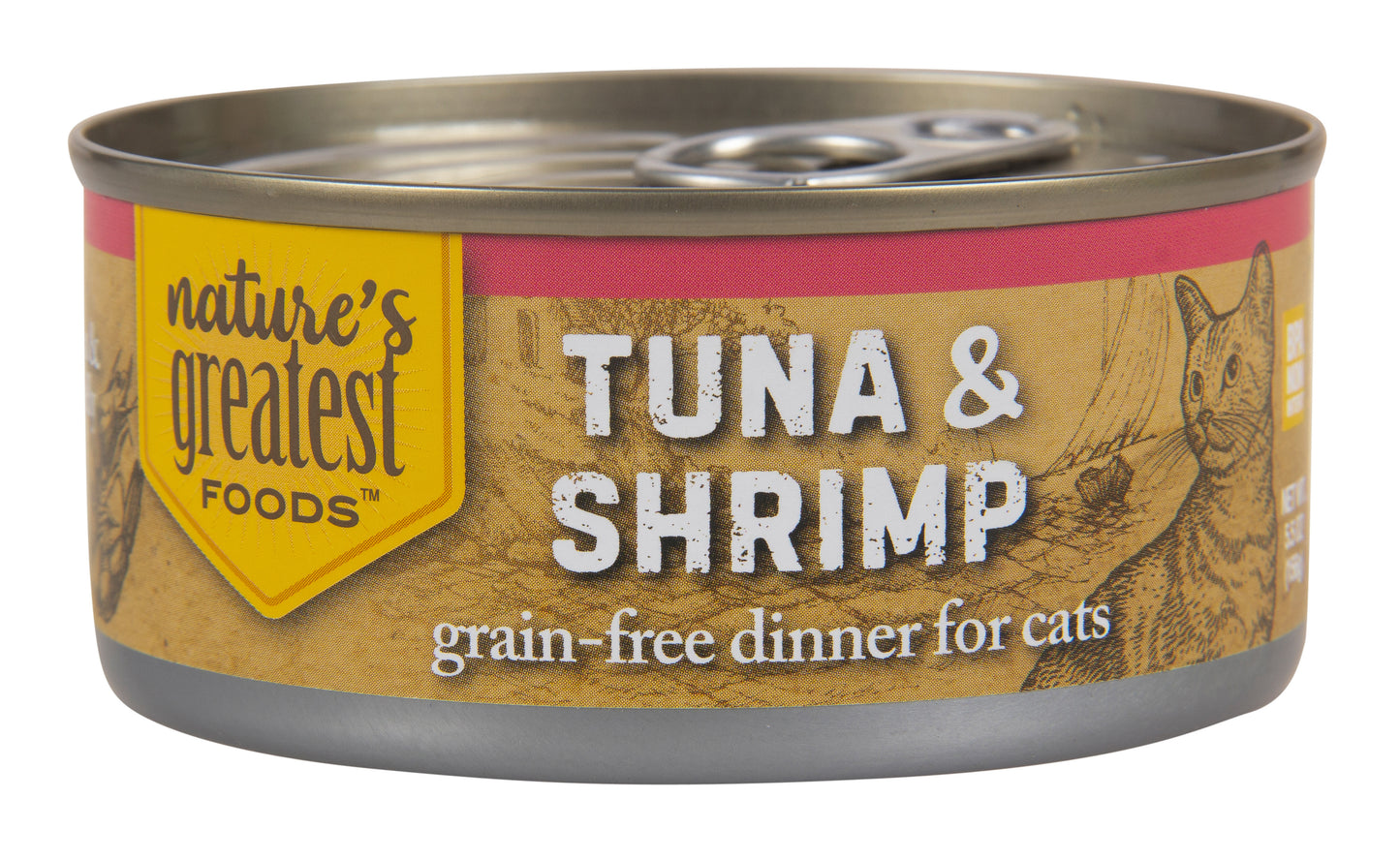 Cat Food, Canned, Tuna & Shrimp in Jelly