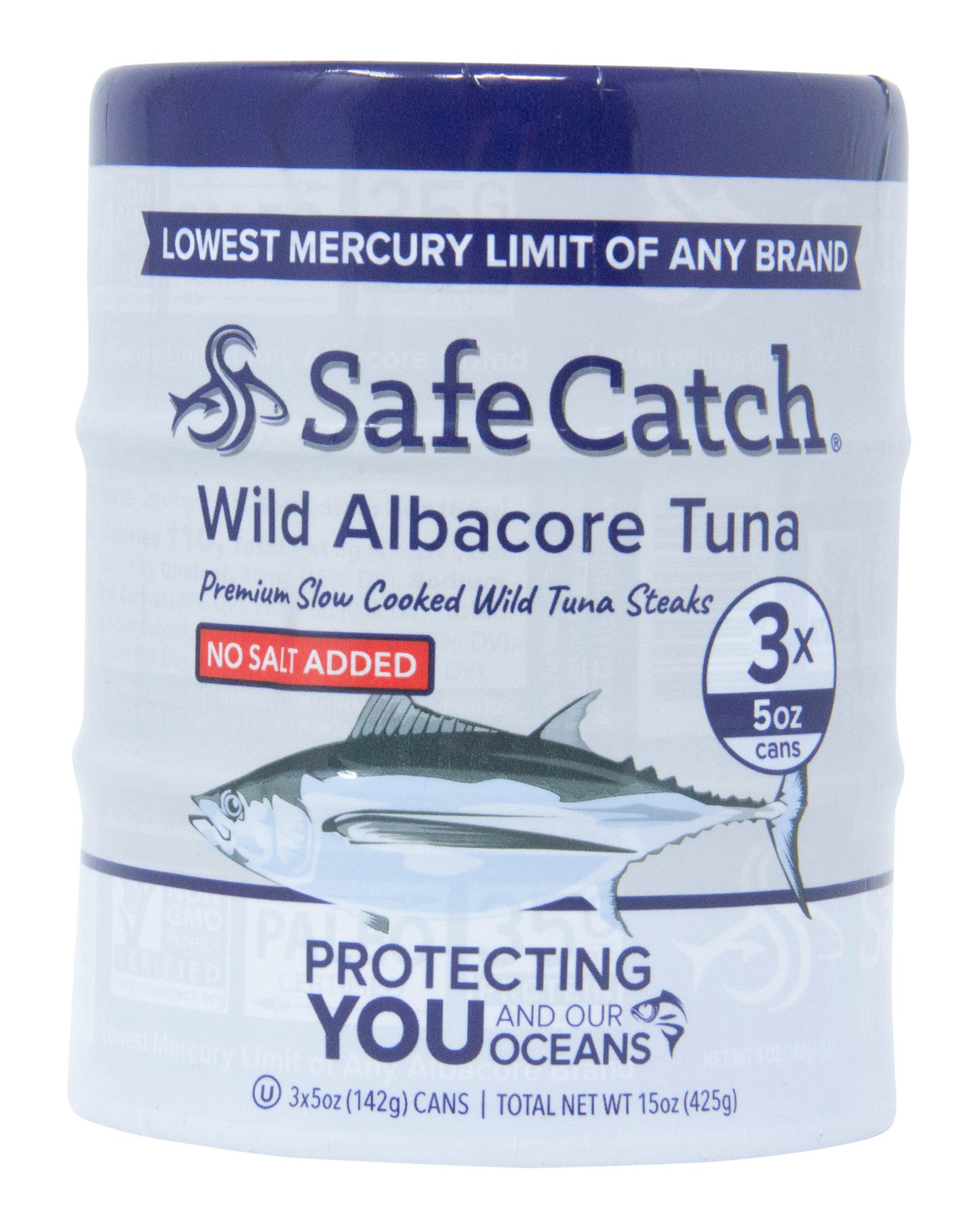 Wild Albacore Tuna, No salt added