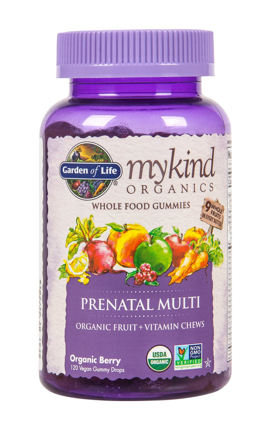 Mykind Prenatal Gummy Multivitamin, Berry, Organic
