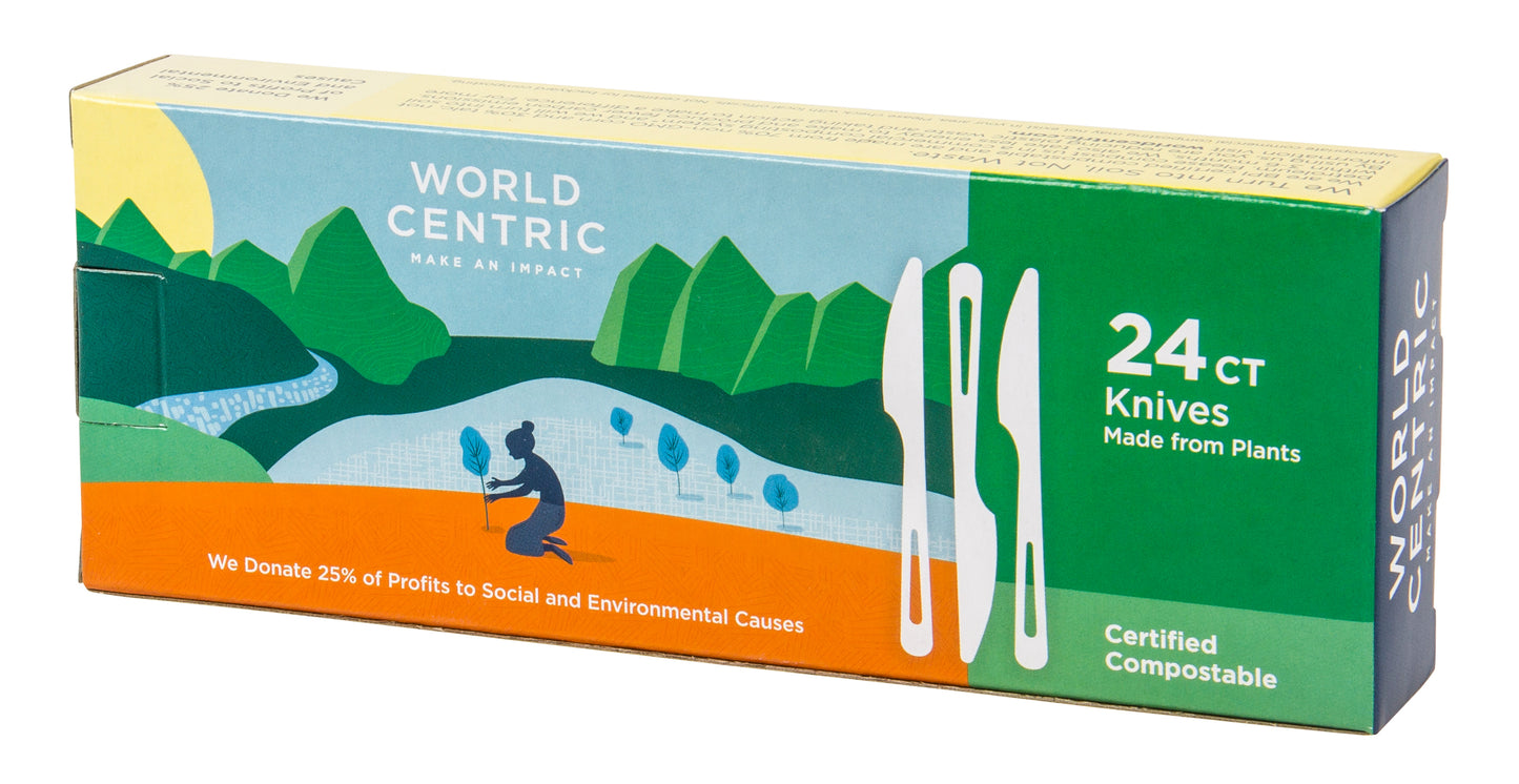 Knives, Compostable, Non-GMO