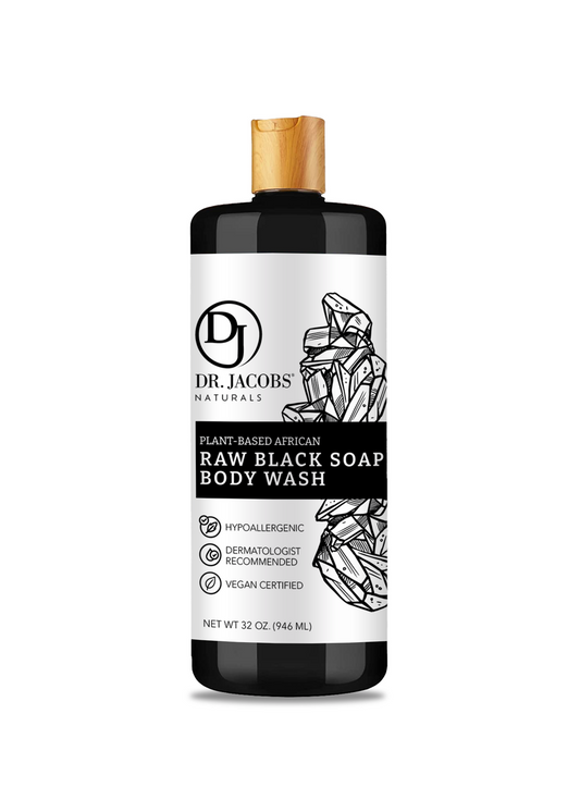 Black Soap Body Wash, Plant Based Raw