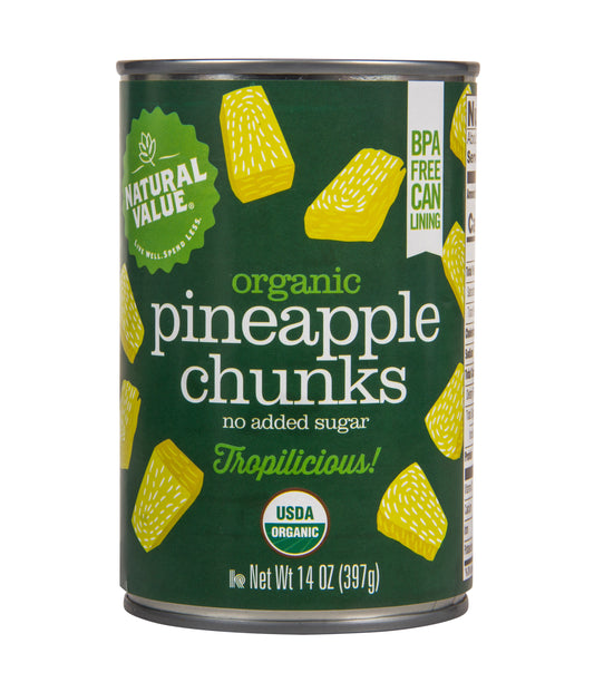 Pineapple Chunks, Organic