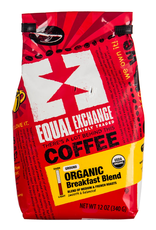 Coffee, Ground, Breakfast Blend, Organic