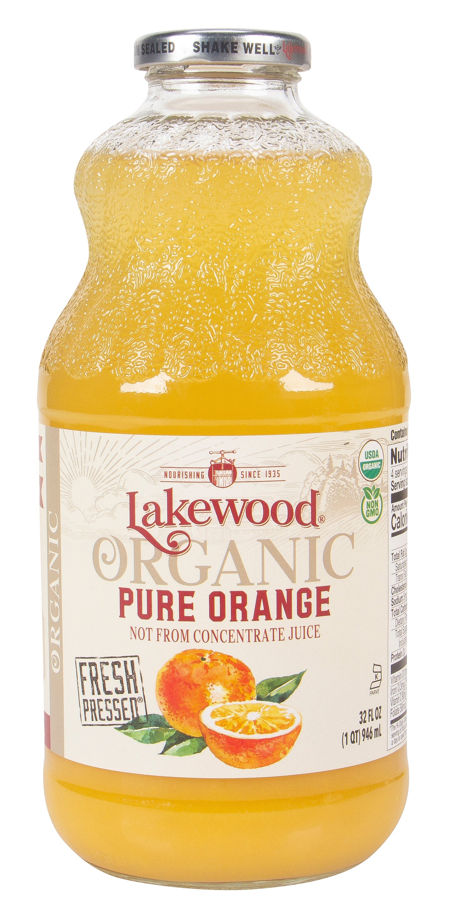 Orange Juice, Pure, Organic