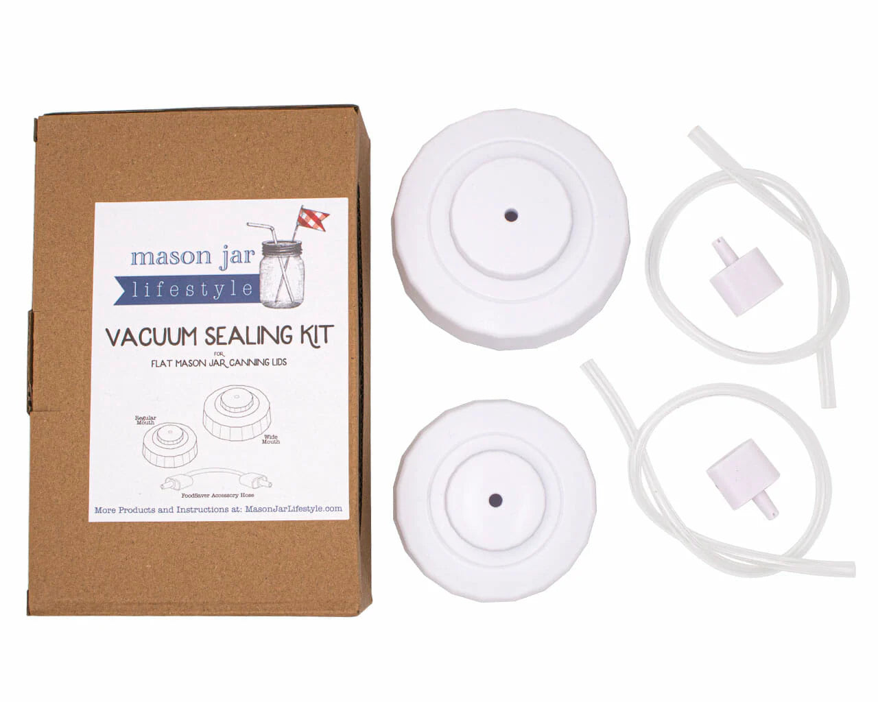 Vacuum Sealing Kit for Regular and Wide Mouth Jars