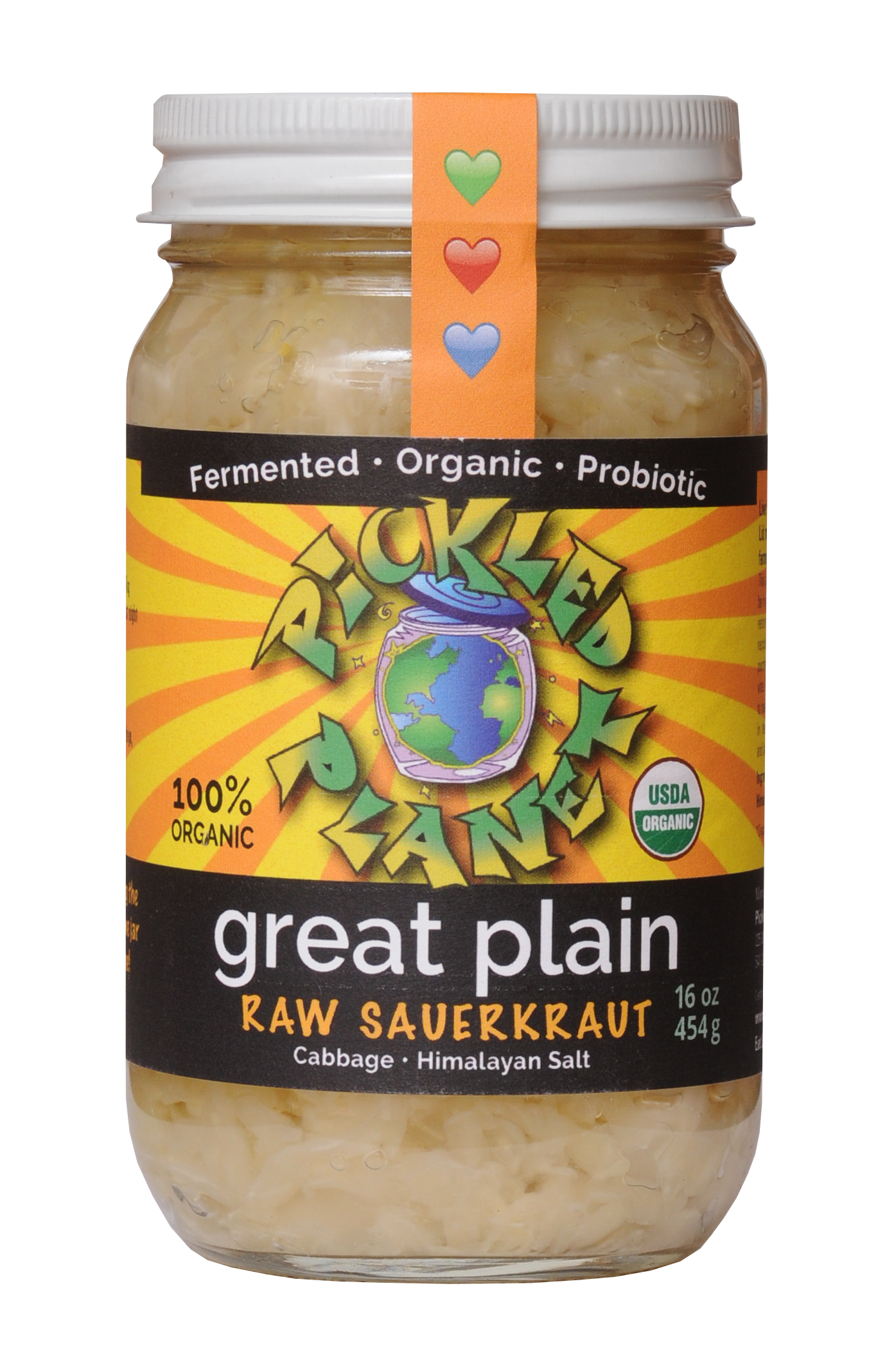 Sauerkraut, Raw, Great Plain, Organic