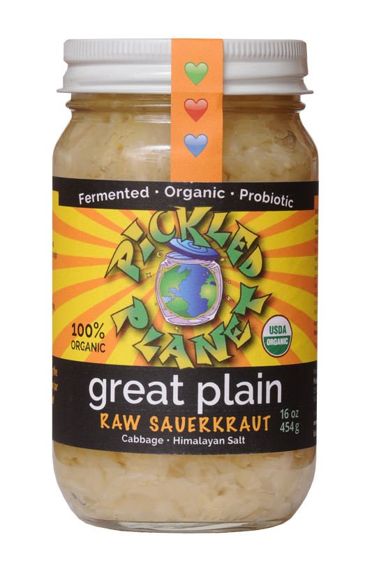 Sauerkraut, Raw, Great Plain, Organic
