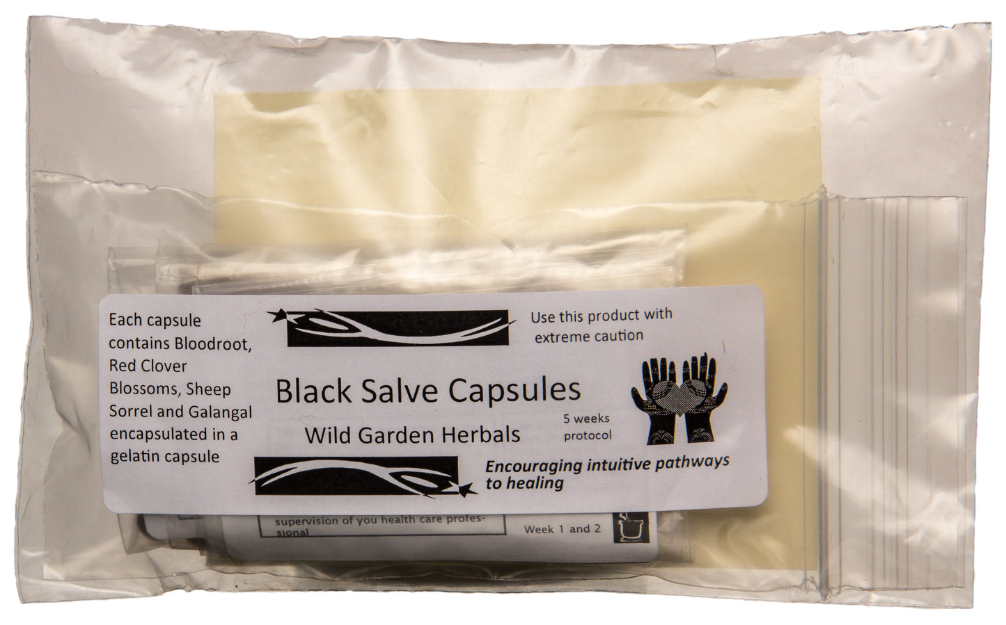 Black Salve Capsules, 5 weeks