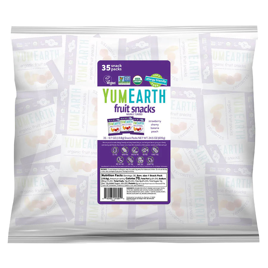 Fruit Snacks, Snack Pack, Organic
