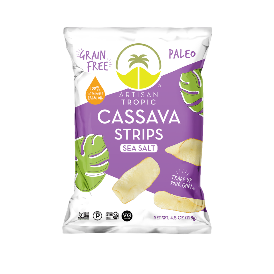 Cassava Chip Strips, Sea Salt