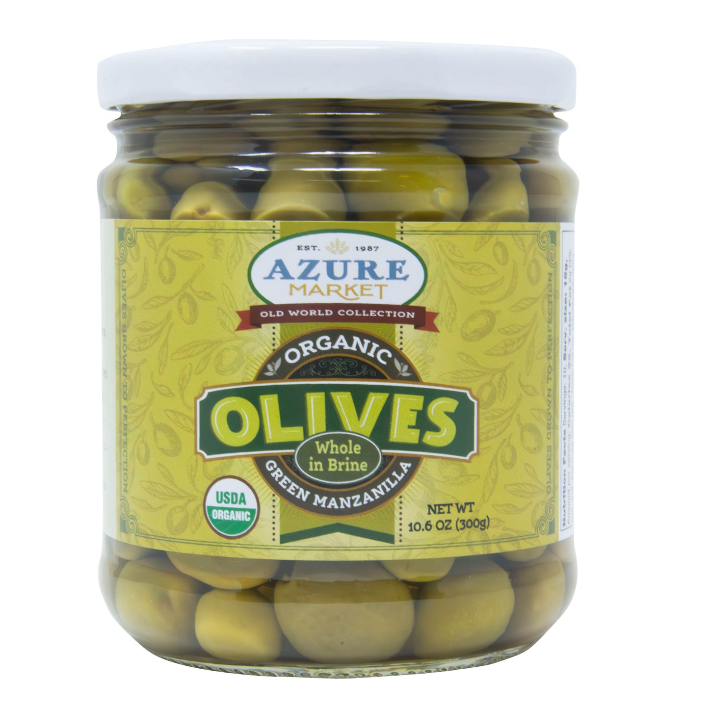 Manzanilla Olives, Organic