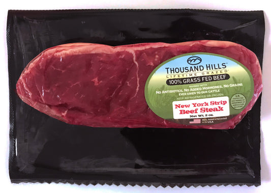 New York Strip Steak, Grass-Fed, Frozen