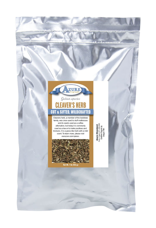 Cleaver's Herb, Cut & Sifted, Wildcrafted