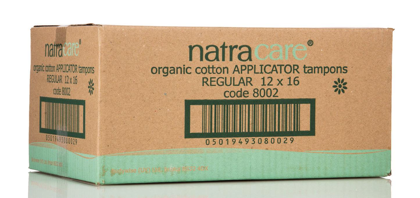 Regular Tampons with Applicator, Organic