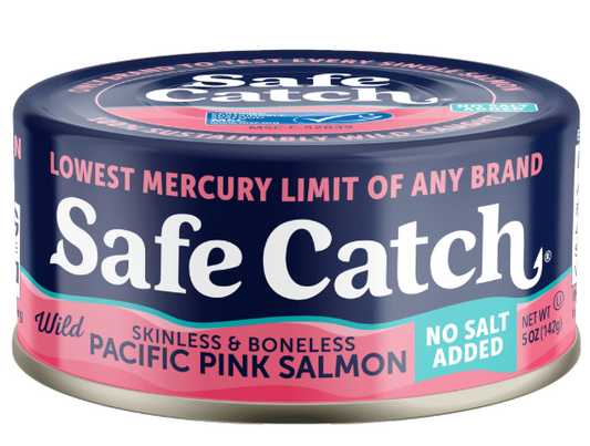 Wild Pacific Pink Salmon, Skinless & Boneless, No Salt Added