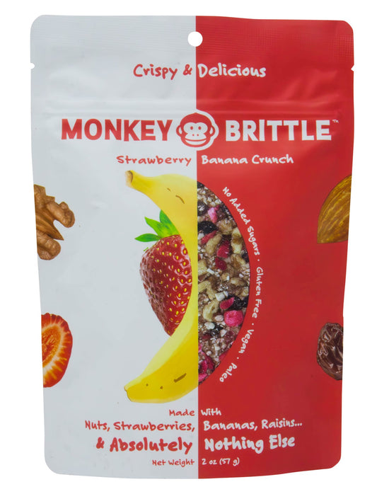 Monkey Brittle, Strawberry Banana Crunch
