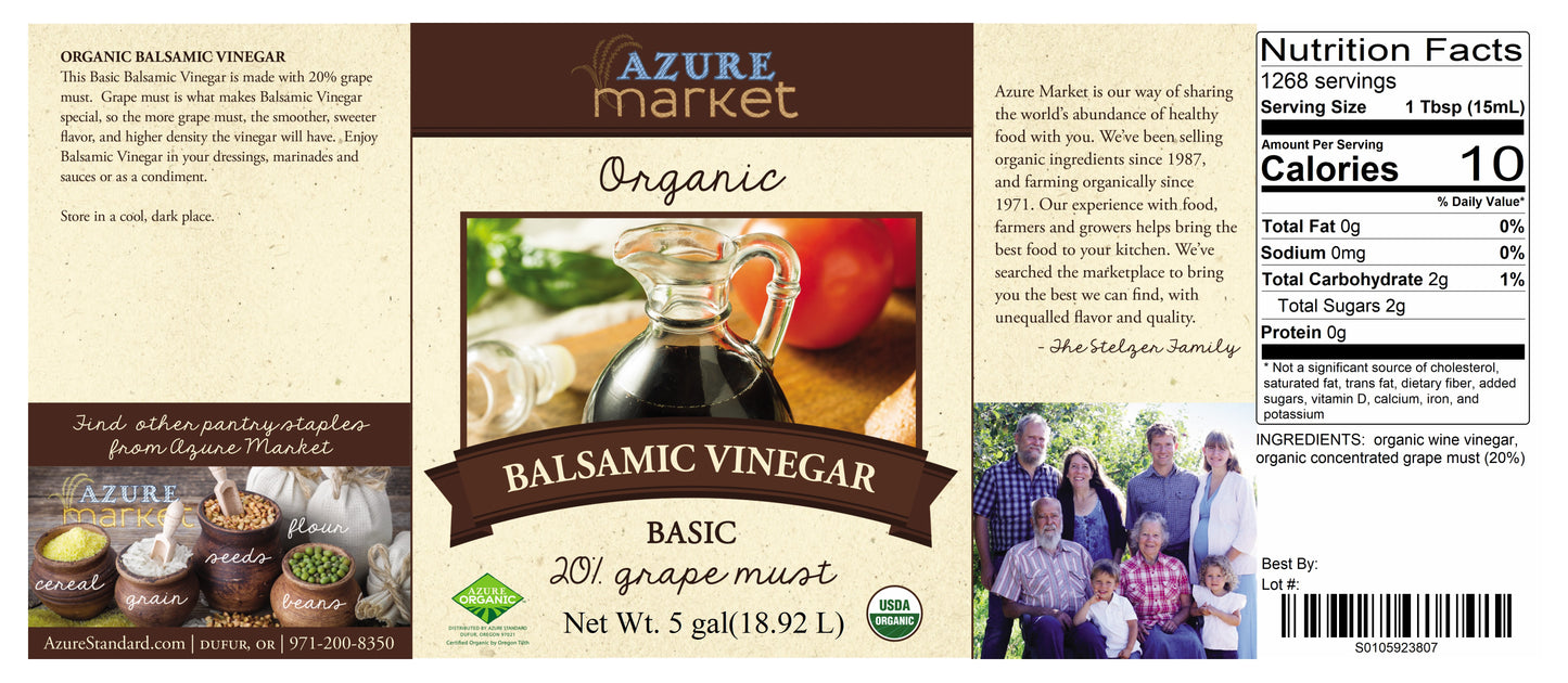 Vinegar, Balsamic, Organic