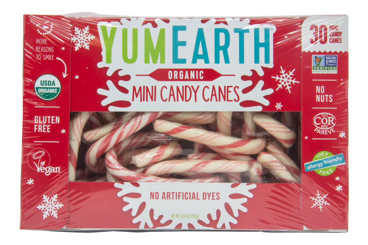 Candy Canes, Mini, Peppermint, Organic