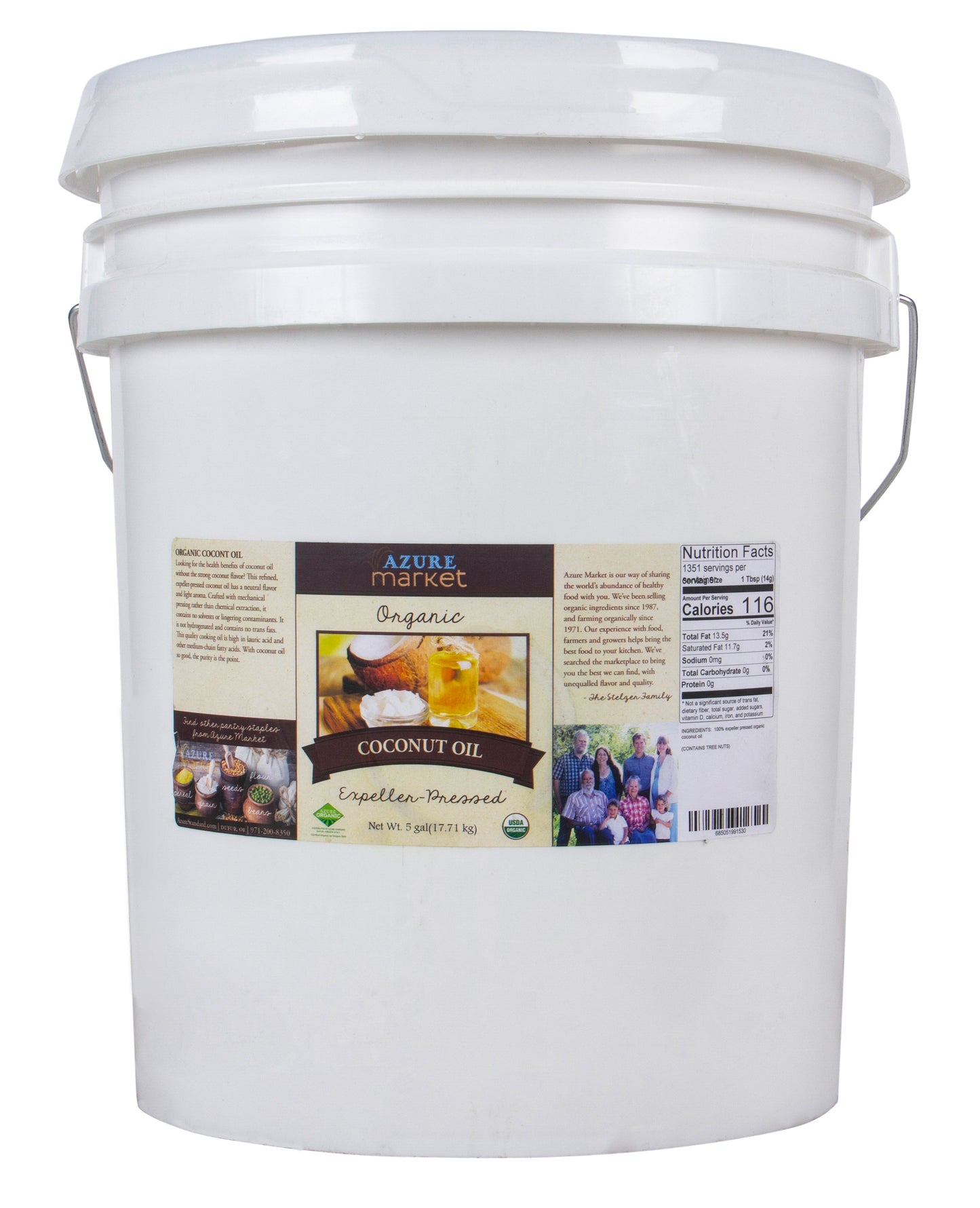 Coconut Oil, Expeller Pressed, Organic