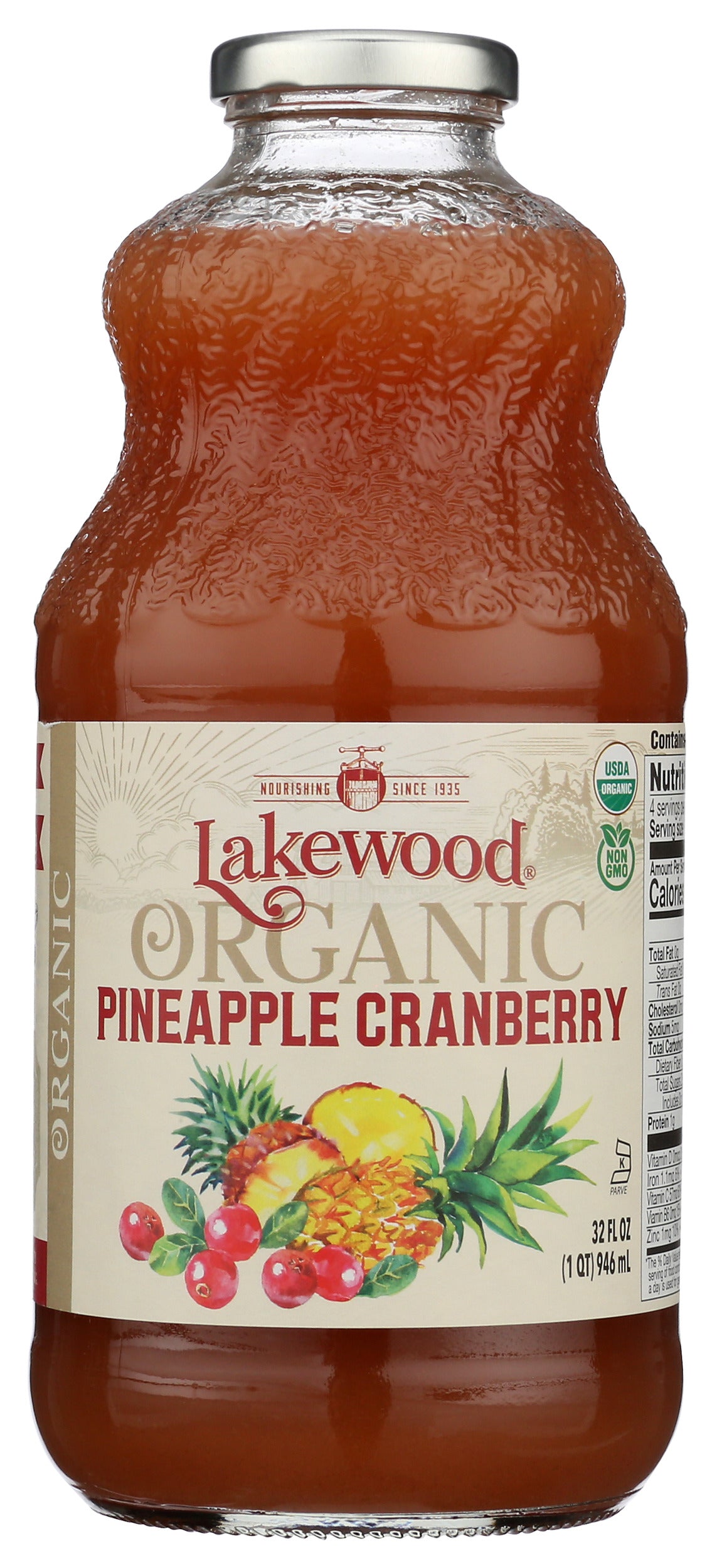 Pineapple Cranberry Juice, Organic