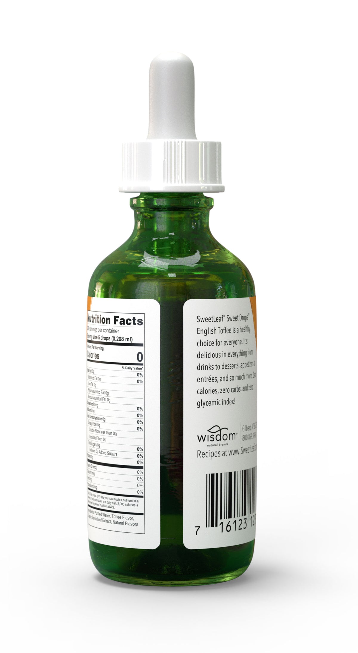 Stevia Clear Liquid, English Toffee