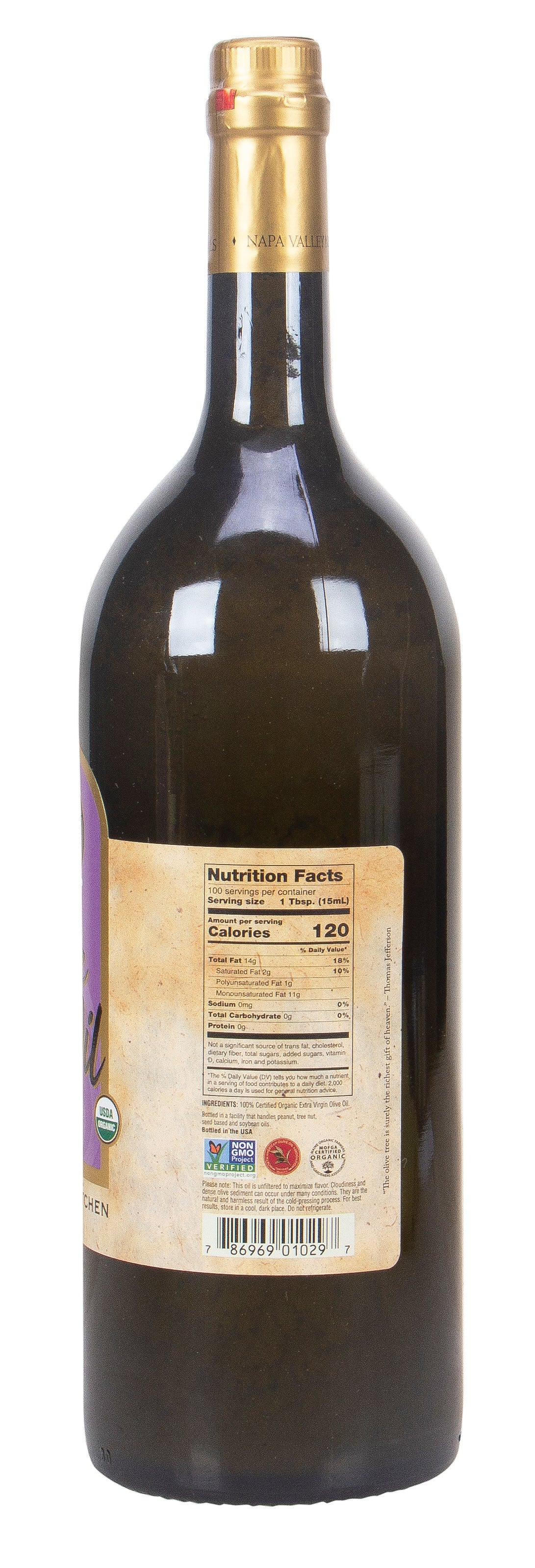 Olive Oil, Extra Virgin, Organic