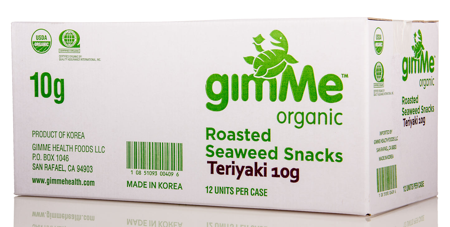 Teriyaki, Roasted Seaweed Snack, Organic