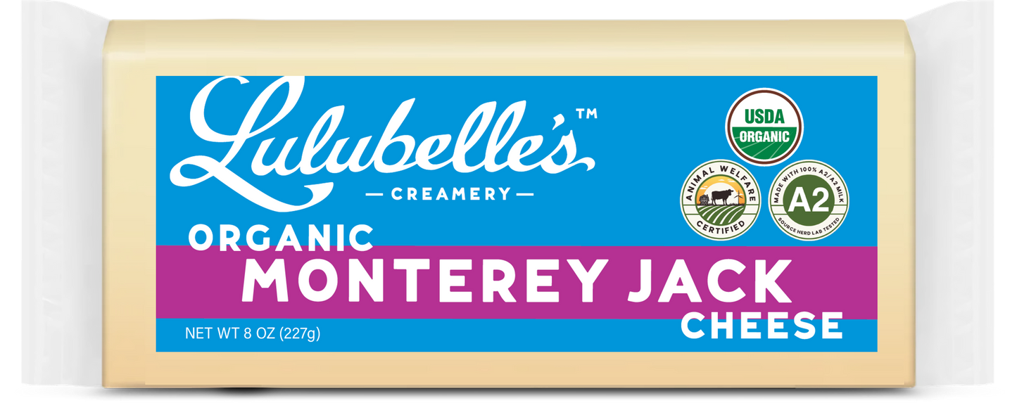 Monterey Jack Cheese, A2, Organic