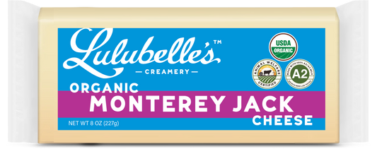 Monterey Jack Cheese, A2, Organic