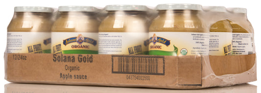 Apple Sauce in Glass, Organic