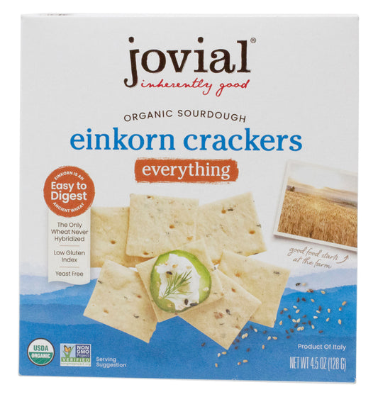 Crackers, Everything, Sourdough Einkorn, Organic