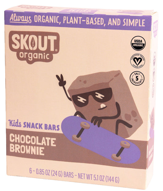Kids Snack Bar, Chocolate Brownie, Organic