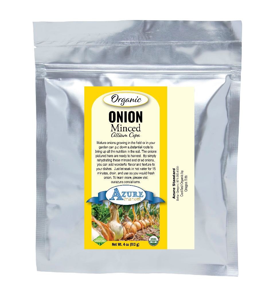 Onion, Minced, Organic