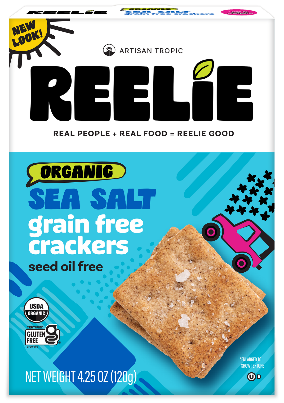 Grain-Free, Crackers, Sea Salt, Organic