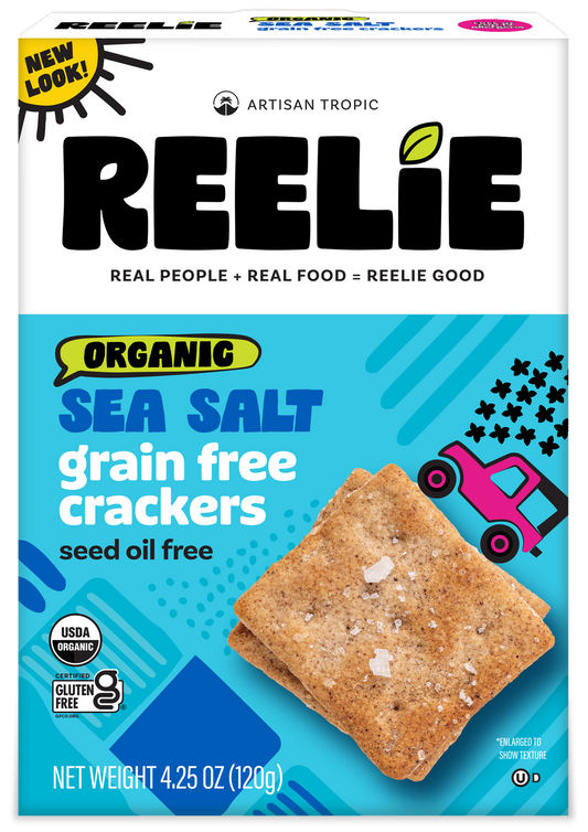 Grain-Free, Crackers, Sea Salt, Organic