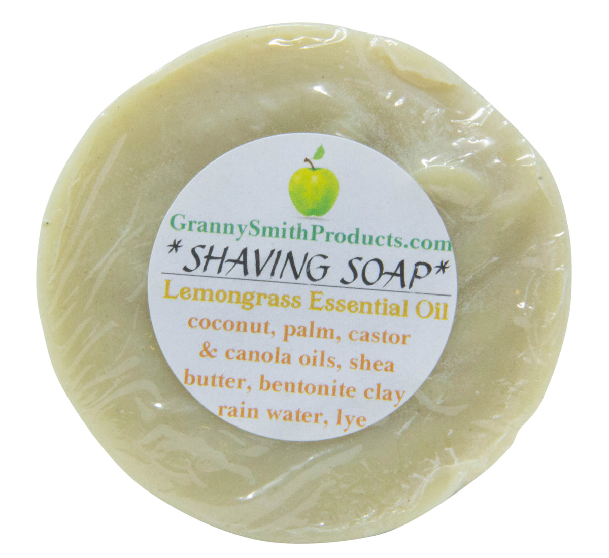 Shaving Soap, Lemongrass, All Natural