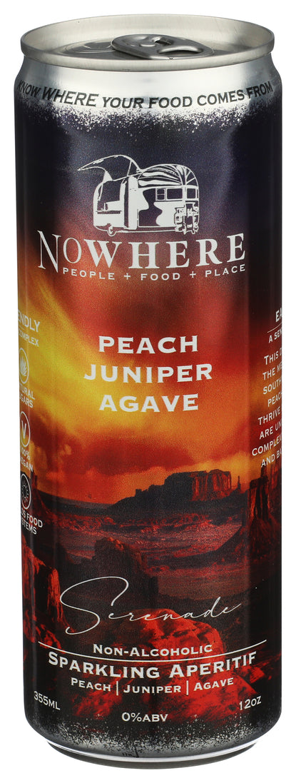 Craft Beverage, Serenade, Peach, Juniper, Agave, -Non Alcoholic