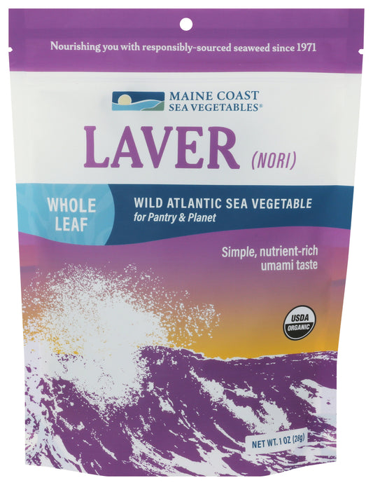 Laver, Wild Atlantic Nori, Whole Plant, Organic
