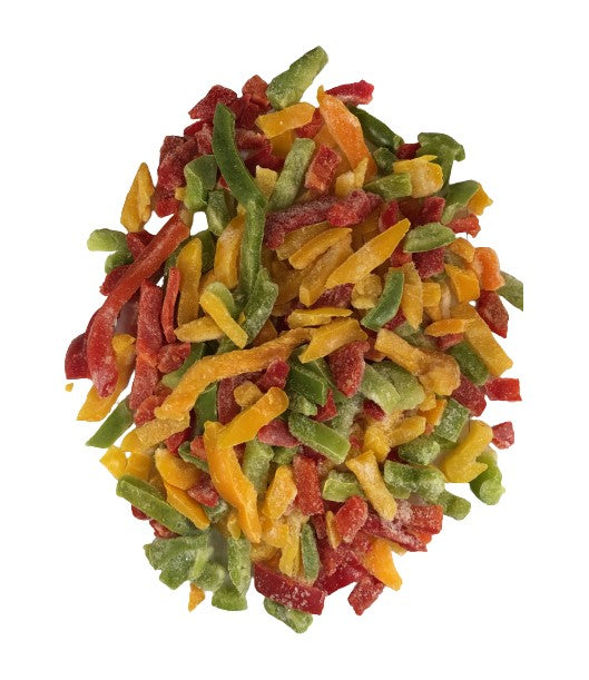 Peppers, Tri-Colored, Frozen, Organic