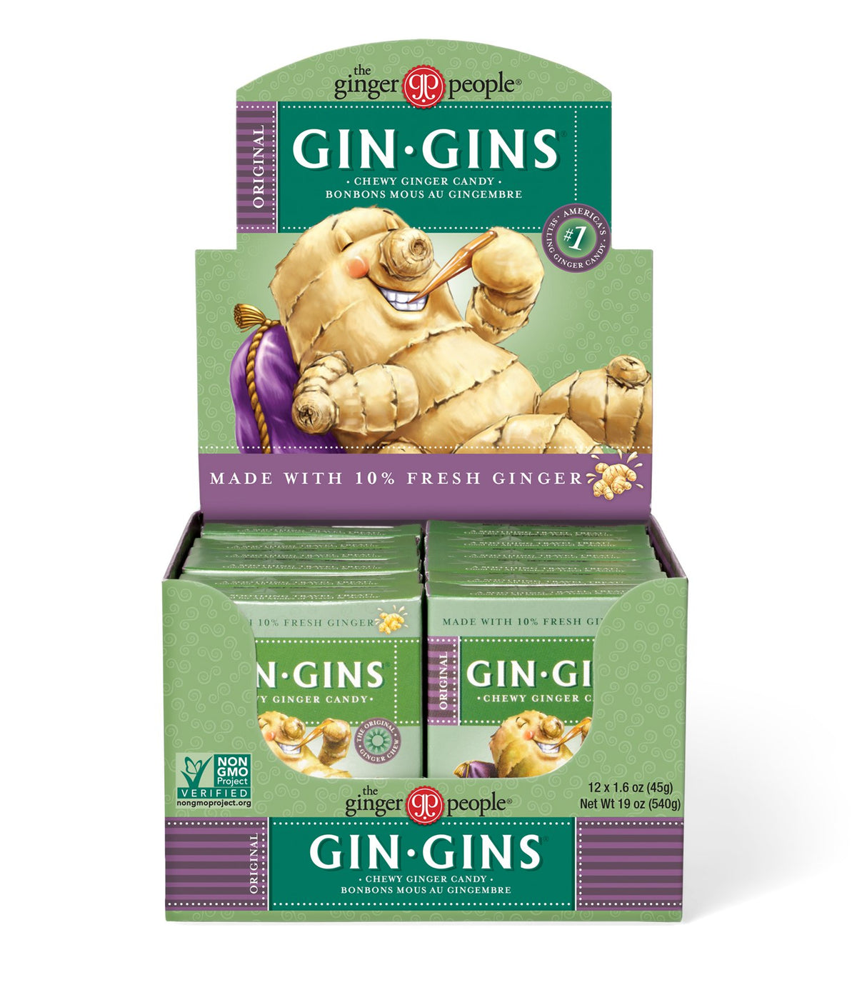 @Gin Gins Original Ginger, Chewy Candy