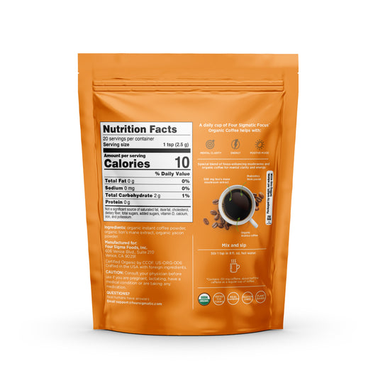 Focus, Instant Coffee, Organic