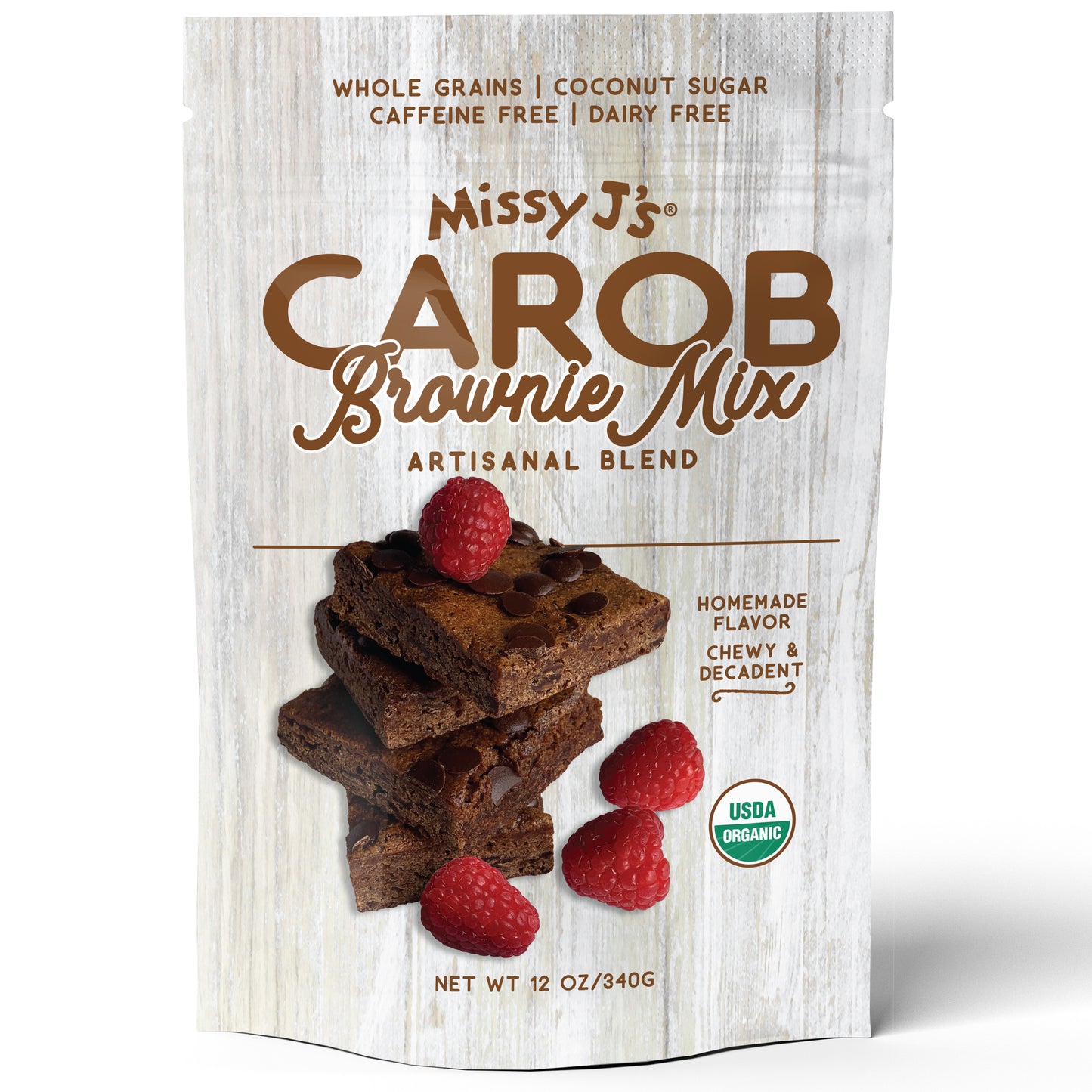 Carob Brownie Mix, Organic