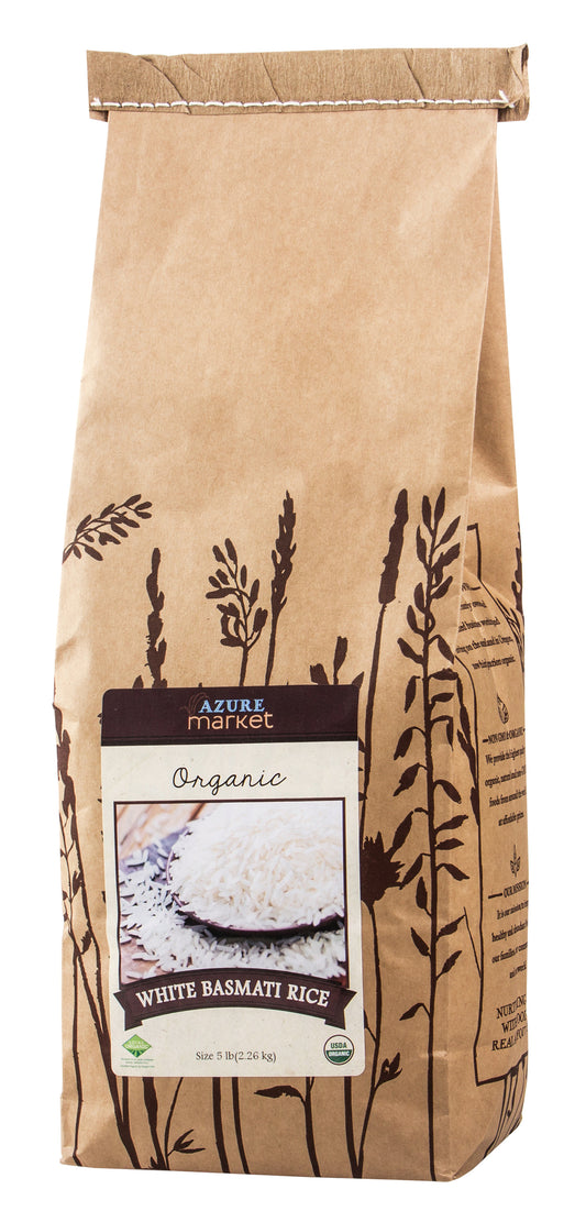 Rice, White Basmati, Organic, Gluten Free